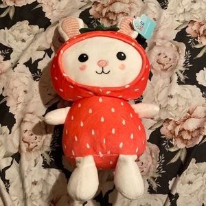 Cute strawberry teddy